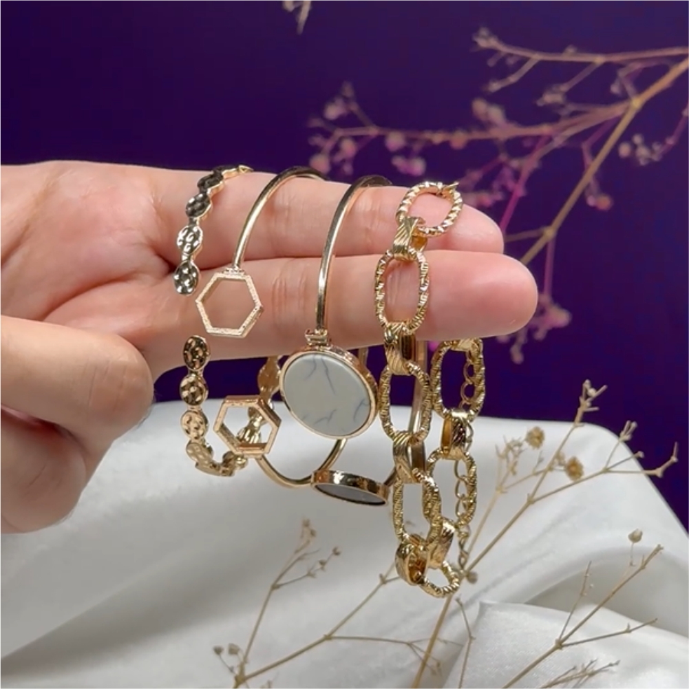 Multi Shape Bracelet – Exclusive Design & Limited Article by Rang E Hunar